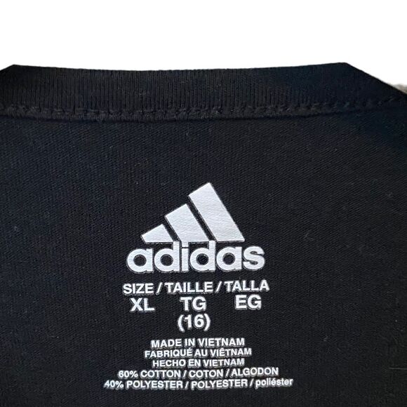 Adidas Black Top in Size Girl 16 (XL) - Picture 5 of 5